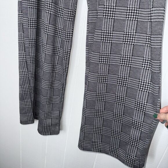 Anthropologie Maeve Women’s Houndstooth Pleated Wide Leg Trousers Size 4 NWT - Picture 4 of 6